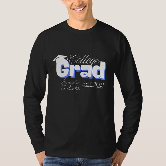 Camiseta Formando Colégio Est. mais velho da faculdade de g (Frente)