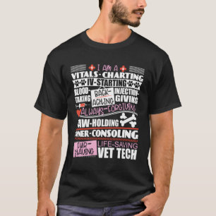 Camiseta Formando da Vet Tech Veterinarian Veterinary Schoo