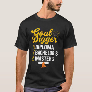 Camiseta Formando de diploma de solteiros e mestrados Bache