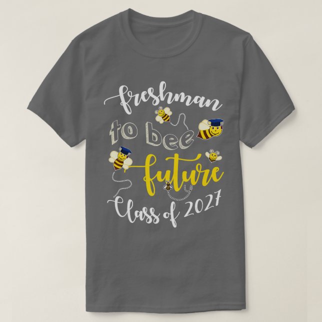 Camiseta Formando De Divertimento De 2027 Para O Futuro (Frente do Design)