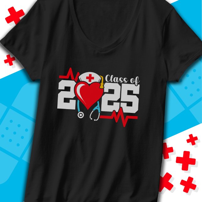 Camiseta Formando de Enfermagem na Escola 2025 Formatação d (Criador carregado)