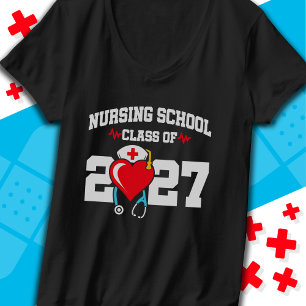 Camiseta Formando de Enfermagem na Escola 2027