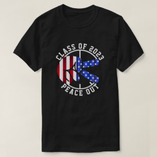 Camiseta Formando De Graduação Da Paz Na Classe 2025 Black