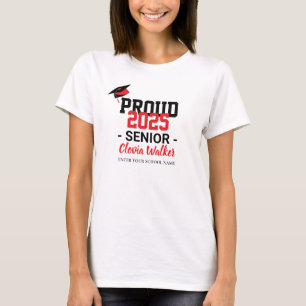 Camiseta Formando de mais velho escolar orgulhoso personali