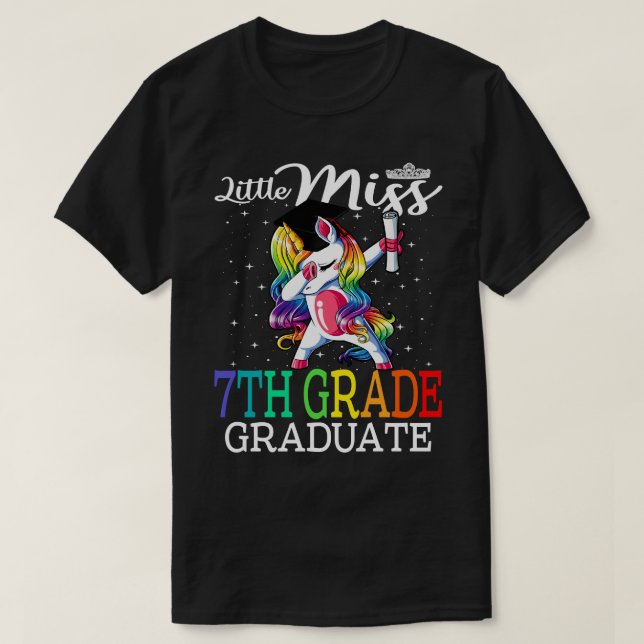 Camiseta Formando de Miss 7 Grau Unicorn ver2 (Frente do Design)