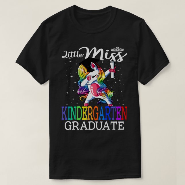 Camiseta Formando de Miss Kindergarten Unicorn ver2 (Frente do Design)