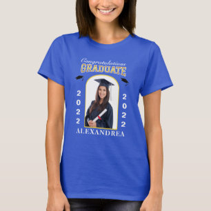 Camiseta Formando de Parabéns de Graduação de Fotos Persona