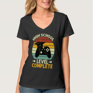 Camiseta Formando de Segundo grau de Jogador de Mais velho