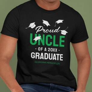 Camiseta Formando do Tio 2025 Preto Verde Orgulhoso