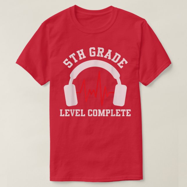 Camiseta Formando Elementar Nível de 5 Nível Total 5 de Gra (Frente do Design)