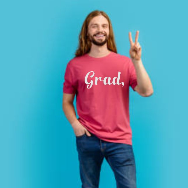 Camiseta Formando Graduação de Tendência Moderna Personaliz (Criador carregado)