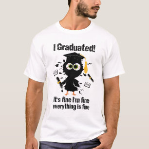 Camiseta Formando Graduado Cl No Último Dia Da Escola Gradu