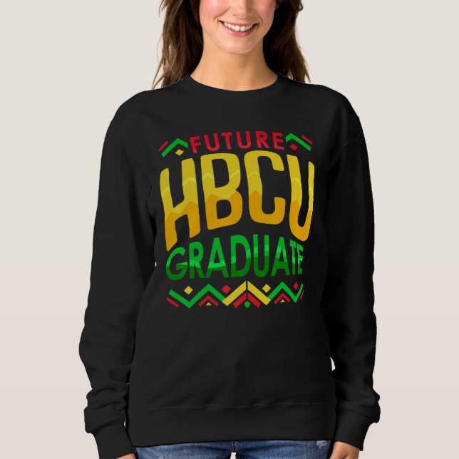 Camiseta Formando HBCU Futuro Preto E Formando Feliz Educad (Frente)