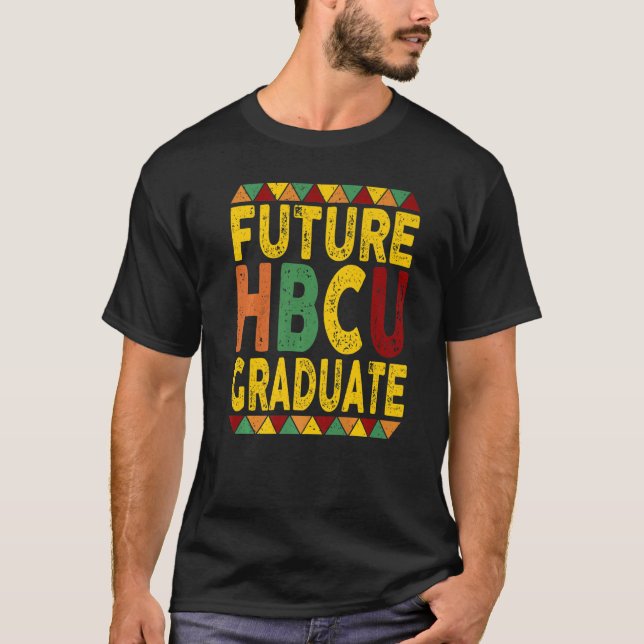 Camiseta Formando histórico da HBCU Alum da Faculdade Negra (Frente)