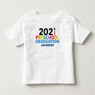 Camiseta formando Personalizado de Graduação da Pré-escola 
