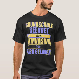 Camiseta Formando primário termina ginásio carregada