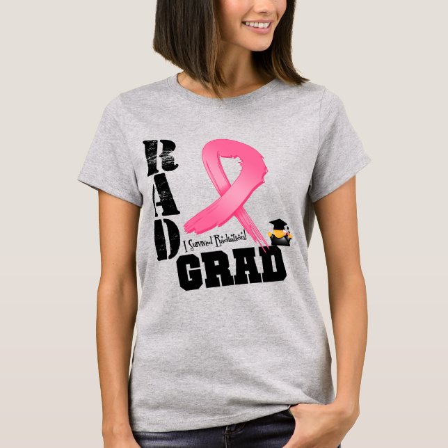 Camiseta Formando RAD da terapêutica de radiação do Cancer  (Frente)