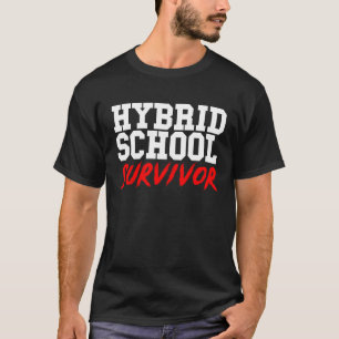 Camiseta Formando Virtual de Sobrevivência Escolar Híbrida 