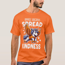 Camiseta Formar Beleza do Unicórnio Laranja