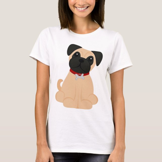 Camiseta Formas de Peticular - Pug (Frente)