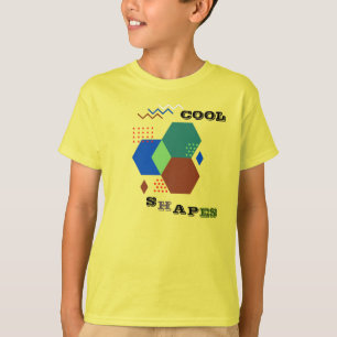 Camiseta Formas Fofas de Verão para Crianças