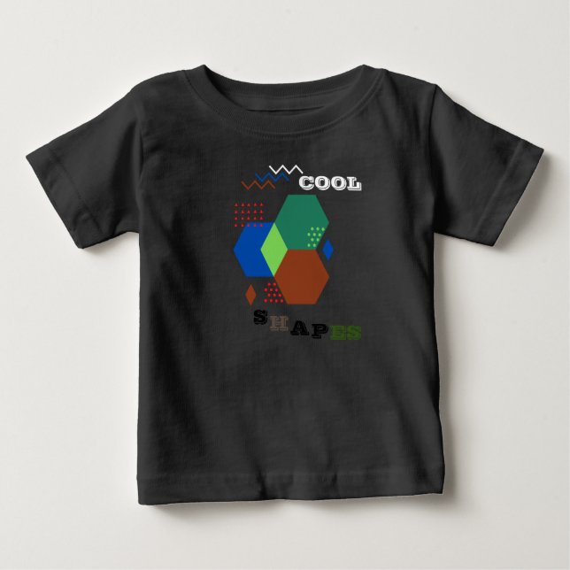 Camiseta Formas Fofas de Verão para Crianças (Frente)