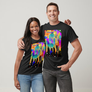 Camiseta Formas Geométricas Abstratas de Nova York Moderna