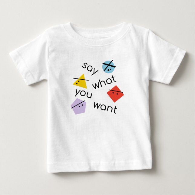 Camiseta Formas Geométricas Diga O Que Você Quer Design (Frente)