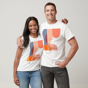 Camiseta Formas Geométricas Modernas de Abstrato