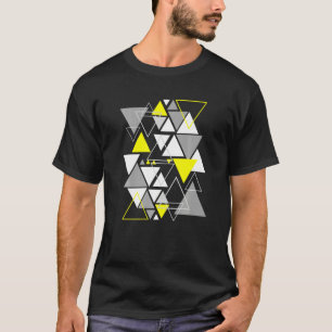 Camiseta Formas Geométricas Triângulos de Vintagem Modernos