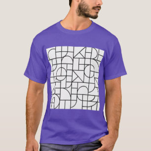 Camiseta Formas Minimalistas Modernas