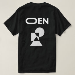 Camiseta Formas opacas Oen