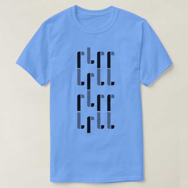 Camiseta Formas Paradiddle 02 RLRLL  (Frente do Design)