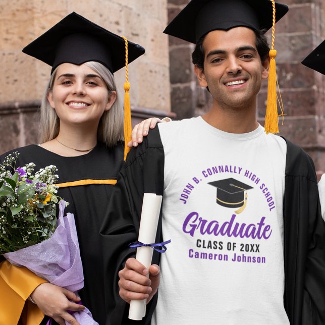 Camiseta Formatação da Escola Personalizada de Formando Rox (Criador carregado)