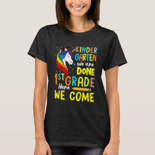 Camiseta Formatação no jardim de infância Meninas de Unicór