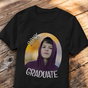 Camiseta Formatura 20XX Moderno Simples Foto Personalizada