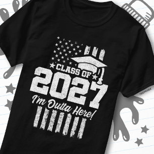 Camiseta Formatura Bandeira Americana Turma de Formandos de