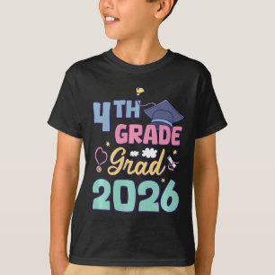 Camiseta Formatura da 4ª Série 2026 Graduado Orgulhoso Cria