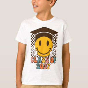 Camiseta Formatura da turma de 2037 Primeiro dia de aula So