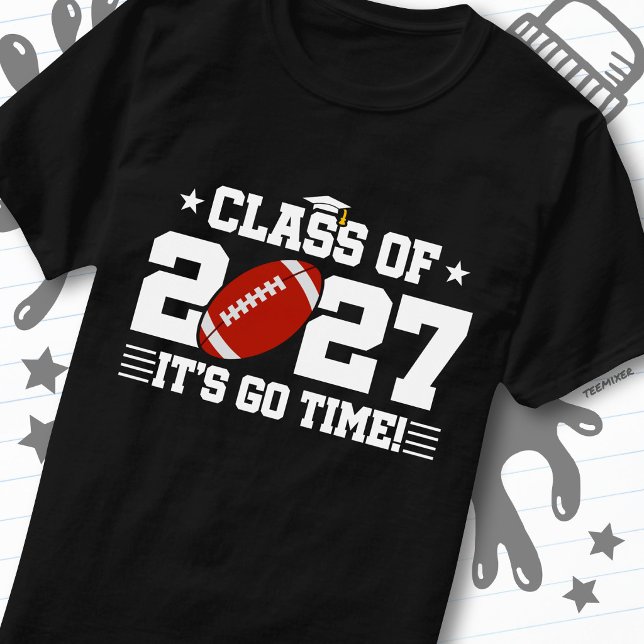 Camiseta Formatura de Futebol Hora de Ir Classe de Formando (Criador carregado)