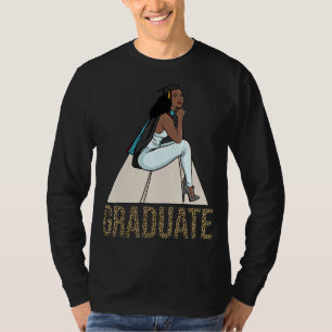 Camiseta Formatura de Menina Negra com Melanina Mulheres Gr