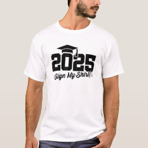 Camiseta Formatura de Veteranos 2025, Turma de 2025, Autógr