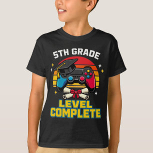 Camiseta Formatura do 5º Ano Jogos Graduado Gamer Meninos