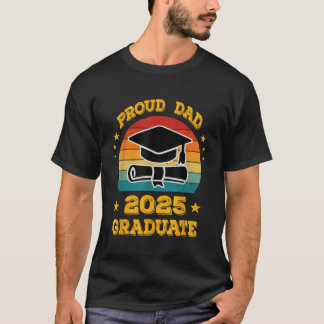 Camiseta Formatura do Papai Orgulhoso 2025 Formatura Vintag