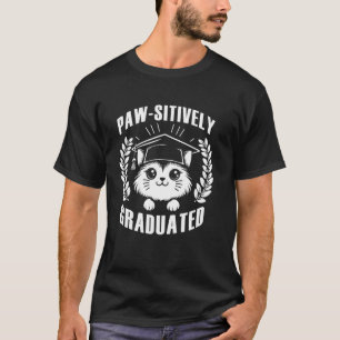 Camiseta Formatura Pawsitivamente Fofa de Amante de Gato