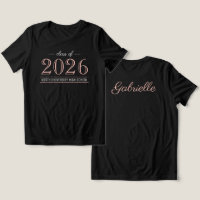 Formatura Personalizada 2022 Rosa Dourado Preto El