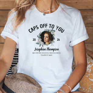 Camiseta Formatura Preto e Branco 2026 Foto de Graduação Fl