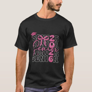 Camiseta Formatura Senior 2026 Aluna Graduada Para Mulheres
