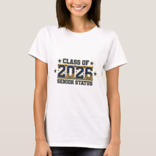 Camiseta Formatura Status Sênior da Turma de 2026