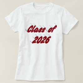 Camiseta Formatura tipografia borgonha 2026 graduação